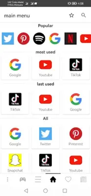 Social media browser android App screenshot 7